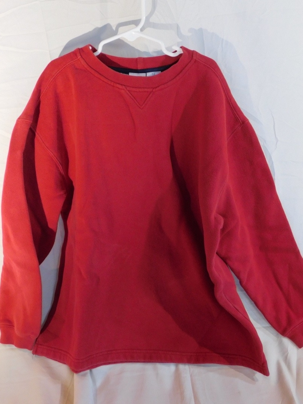 Talbots Bright Red Crewneck Kids Sweater